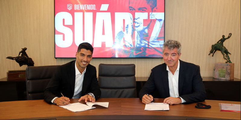 Luis Suarez ký hợp đồng với Atletico